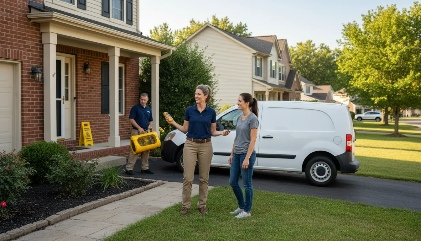 Water restoration image for Water Damage & Restoration Services in Jemison, AL